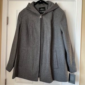 NWT! Women’s London Fog Peacoat With Hood 3X